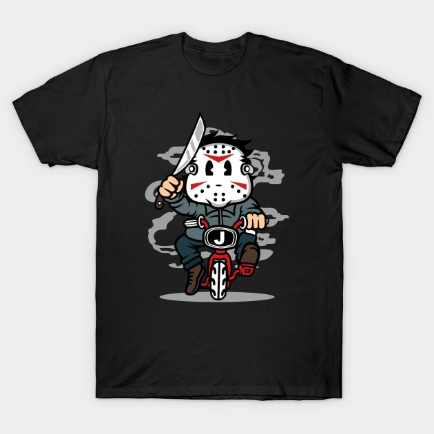 Cartoon Killer Minibike T-Shirt by MisfitInVisual